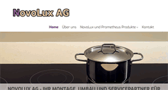Desktop Screenshot of novolux.ch