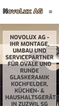 Mobile Screenshot of novolux.ch